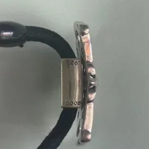Chrome Hearts Butterfly Hair Tie With Sterling Silver Chrome Hearts | Accessories | Chrome Hearts Butterfly Hair  main image 2